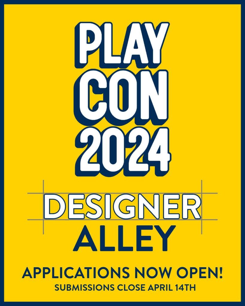 Designer Alley | Featured Image for the Designer Alley - Applications Now Open Blog by Play Con